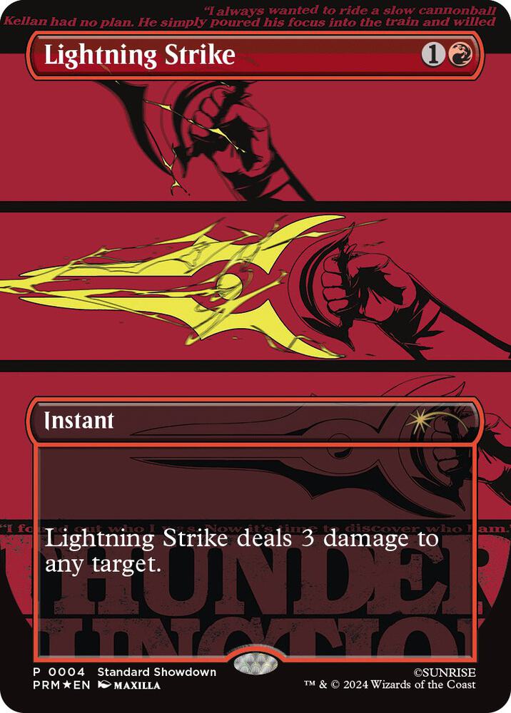Lightning Strike 4 (Standard Showdown Promos)  - Borderless Foil | Good Games Modbury