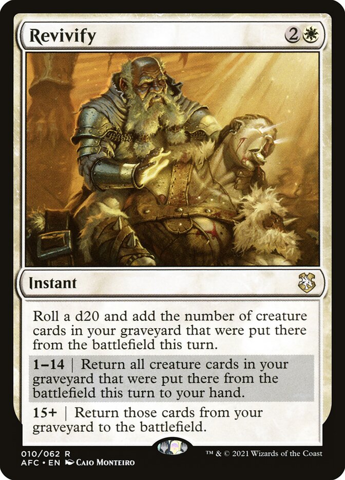 Revivify 10 (Commander: Adventures in the Forgotten Realms)  | Good Games Modbury