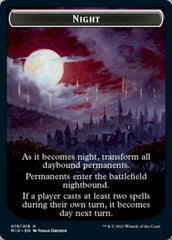 Day // Night Double-Sided Token [Innistrad: Midnight Hunt Tokens] | Good Games Modbury