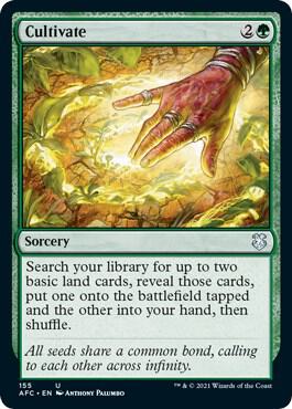 Cultivate 155/62 (Commander: Adventures in the Forgotten Realms)  | Good Games Modbury
