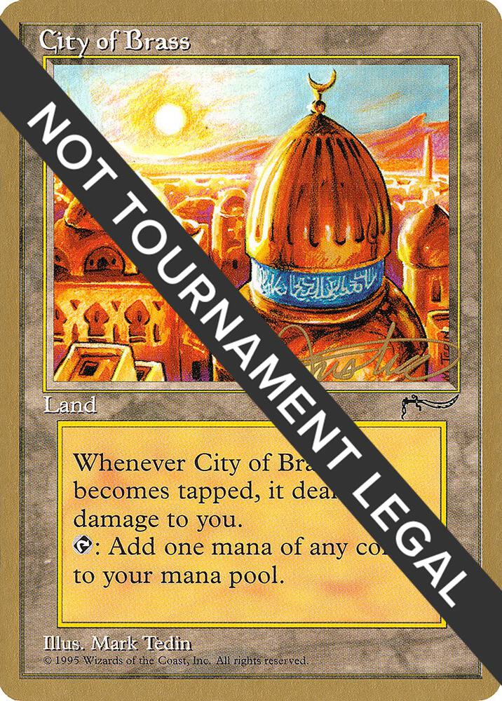 City of Brass 1996 Mark Justice ARN mj112/308 (World Championship Decks)  | Good Games Modbury