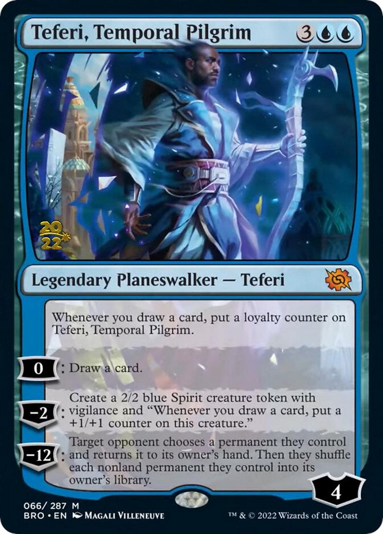 Teferi, Temporal Pilgrim [The Brothers' War: Prerelease Promos] | Good Games Modbury