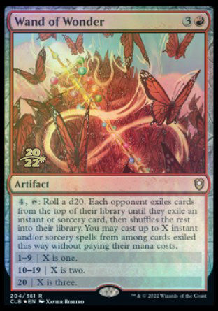 Wand of Wonder [Commander Legends: Battle for Baldur's Gate Prerelease Promos] | Good Games Modbury