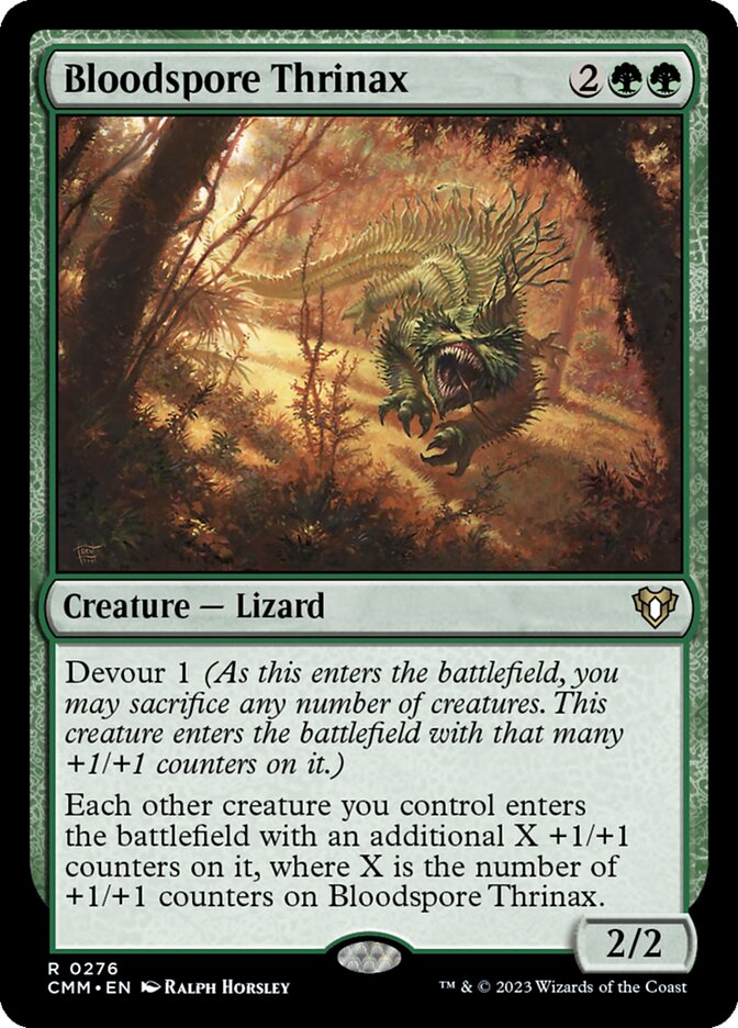 Bloodspore Thrinax 276/451 (Commander Masters)  - Foil | Good Games Modbury