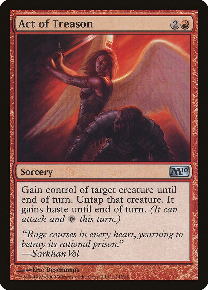 Act of Treason 124/249 (Magic 2010 (M10))  - Foil | Good Games Modbury
