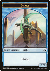 Angel of Sanctions // Drake Double-Sided Token [Amonkhet Tokens] | Good Games Modbury