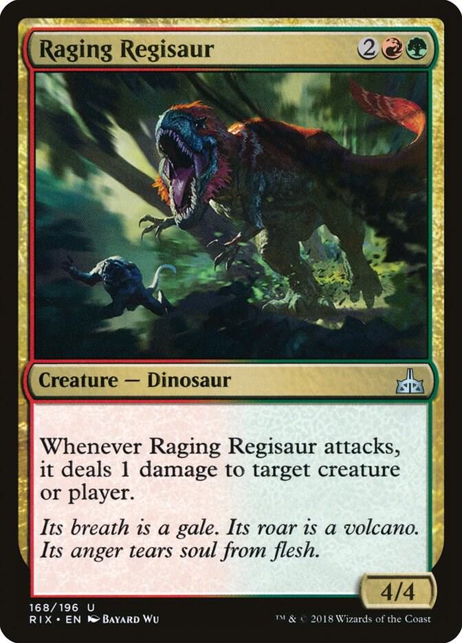 Raging Regisaur 168/196 (Rivals of Ixalan)  | Good Games Modbury