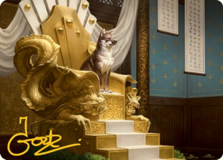 Yoshimaru, Ever Faithful Art Card (Gold-Stamped Signature) [Kamigawa: Neon Dynasty Art Series] | Good Games Modbury