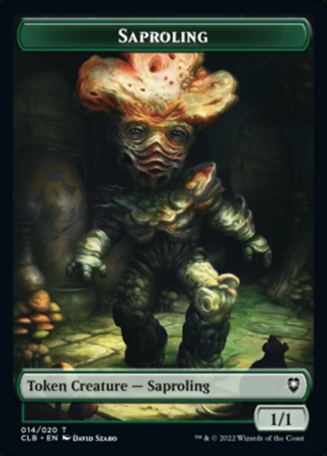 Saproling Token [Commander Legends: Battle for Baldur's Gate Tokens] | Good Games Modbury
