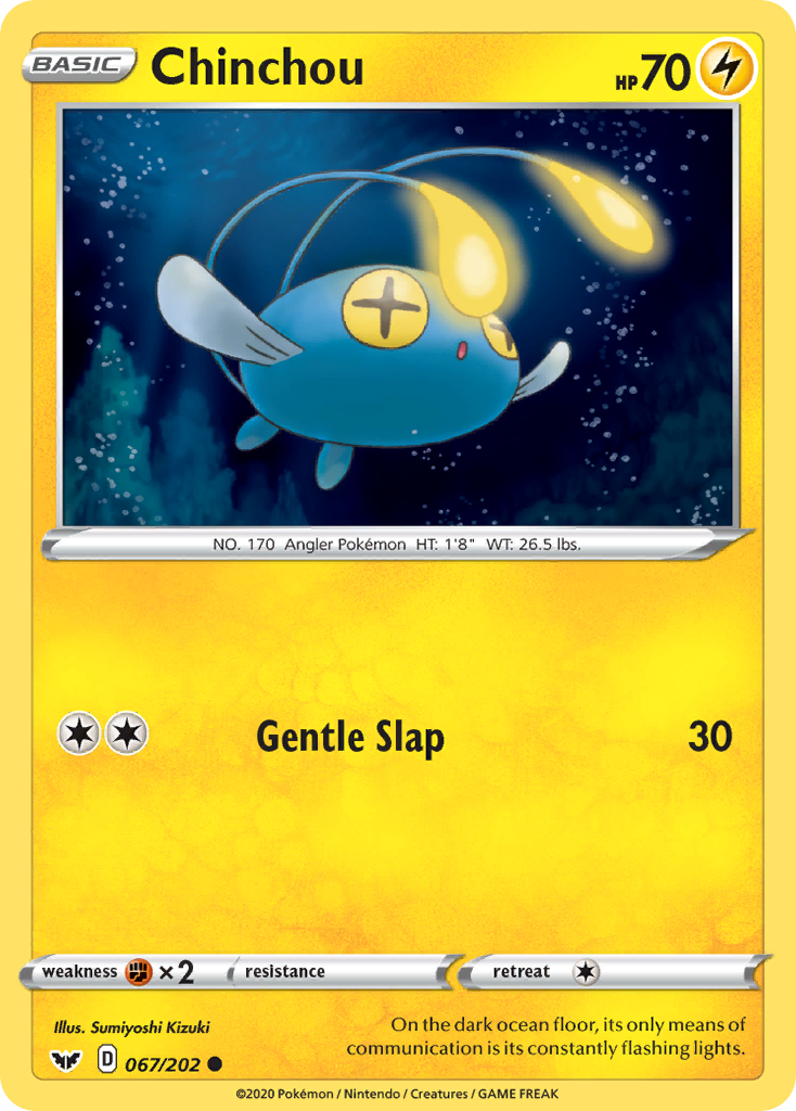 Chinchou (067/202) [Sword & Shield: Base Set] | Good Games Modbury