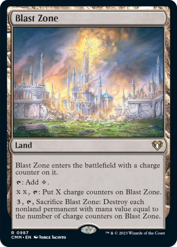 Blast Zone [Commander Masters] | Good Games Modbury