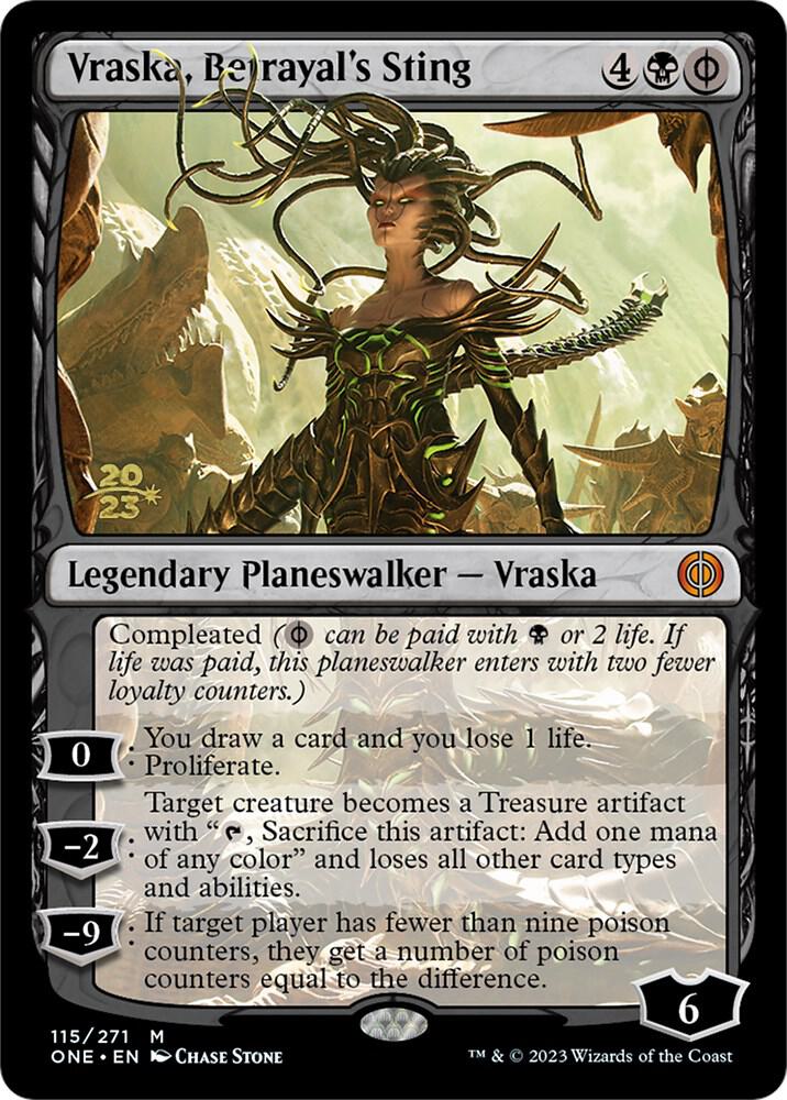 Vraska Betrayals Sting 115s/160 (Prerelease Cards)  - Foil | Good Games Modbury