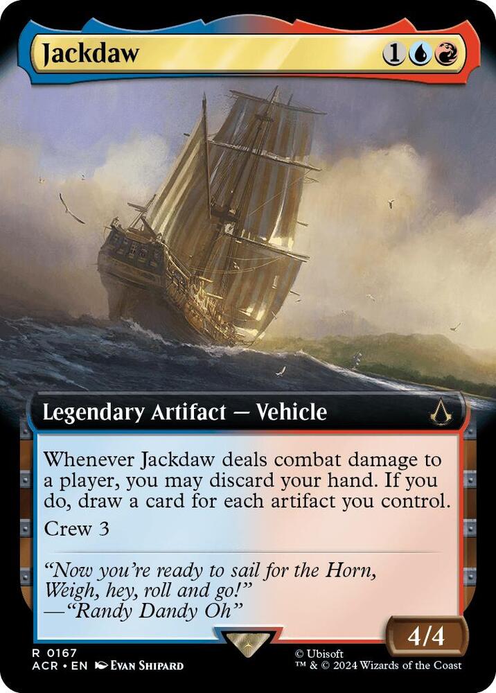 Jackdaw 167 (Universes Beyond: Assassin's Creed)  - Extended Art | Good Games Modbury
