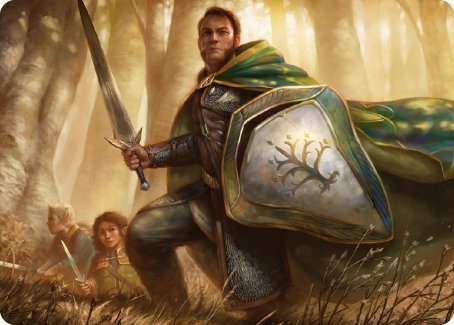 Boromir, Warden of the Tower Art Card [The Lord of the Rings: Tales of Middle-earth Art Series] | Good Games Modbury