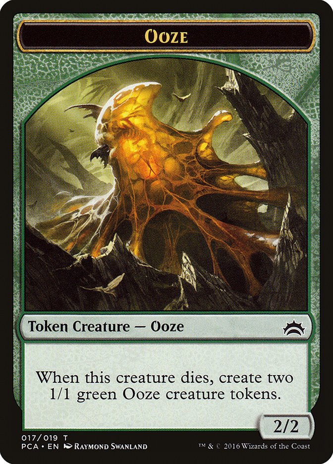 Ooze Token (017/019) [Planechase Anthology Tokens] | Good Games Modbury