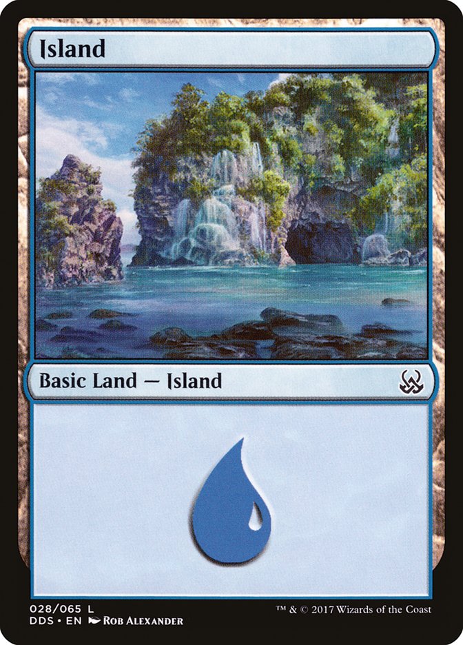 Island (28) [Duel Decks: Mind vs. Might] | Good Games Modbury