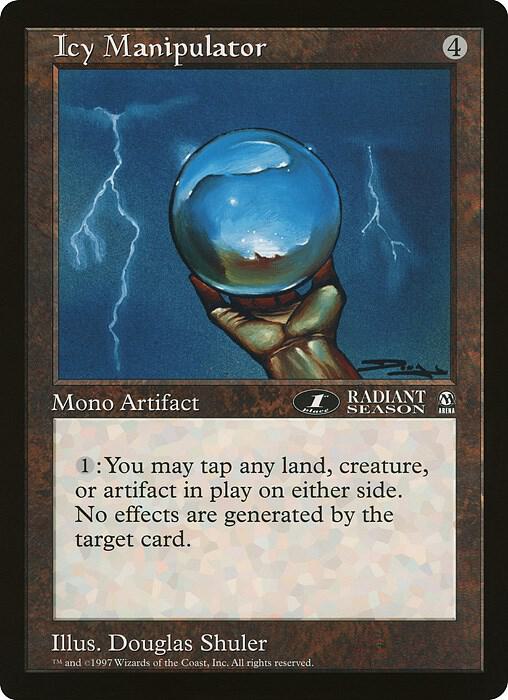 Icy Manipulator 1st Place Arena League  (Oversize Cards)  | Good Games Modbury