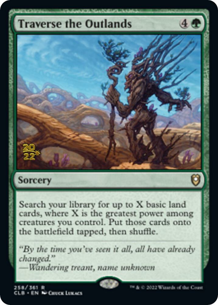 Traverse the Outlands 258s/108 (Prerelease Cards)  - Foil | Good Games Modbury