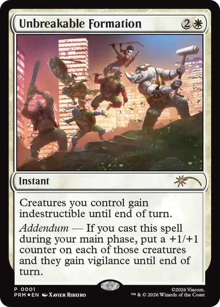Unbreakable Formation 2025-5/9 (Media Promos)  - Foil | Good Games Modbury