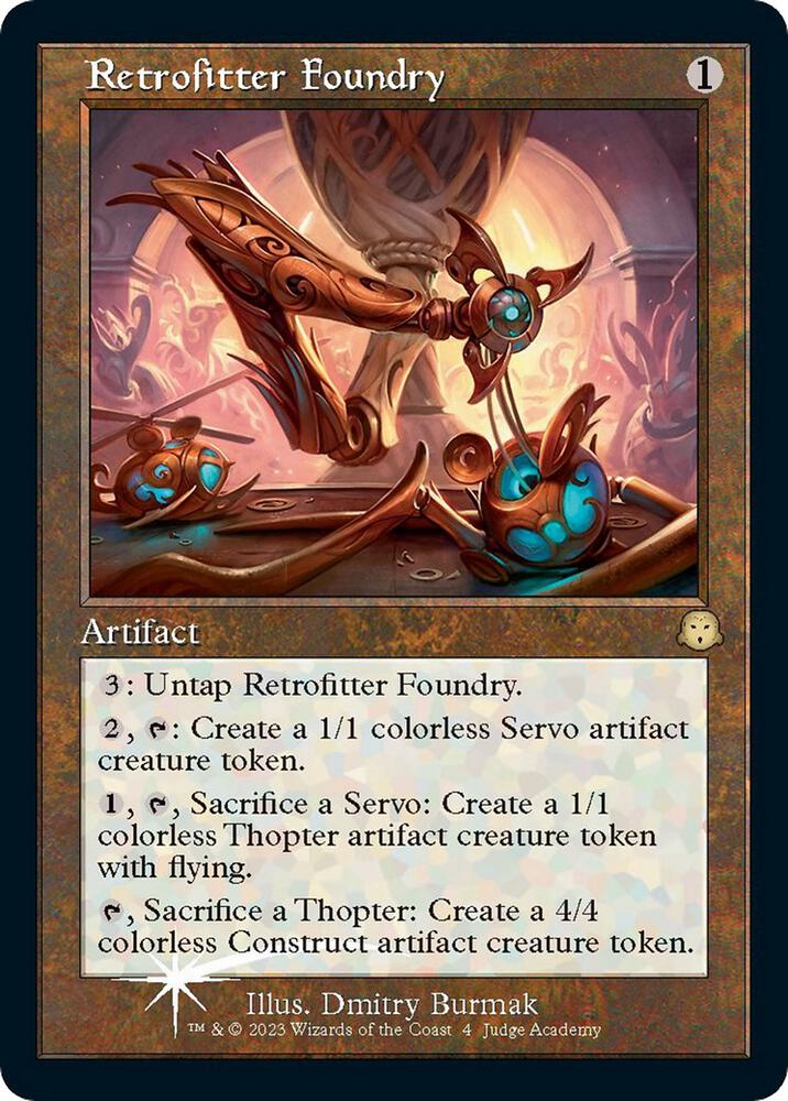 Retrofitter Foundry 4/10 (Judge Promos)  - Retro Foil | Good Games Modbury