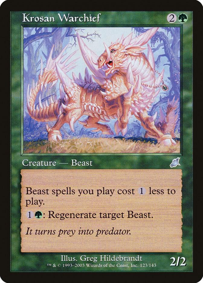 Krosan Warchief 123/143 (Scourge)  - Foil | Good Games Modbury