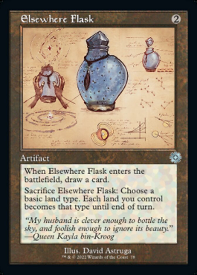 Elsewhere Flask (Retro Schematic) [The Brothers' War Retro Artifacts] | Good Games Modbury