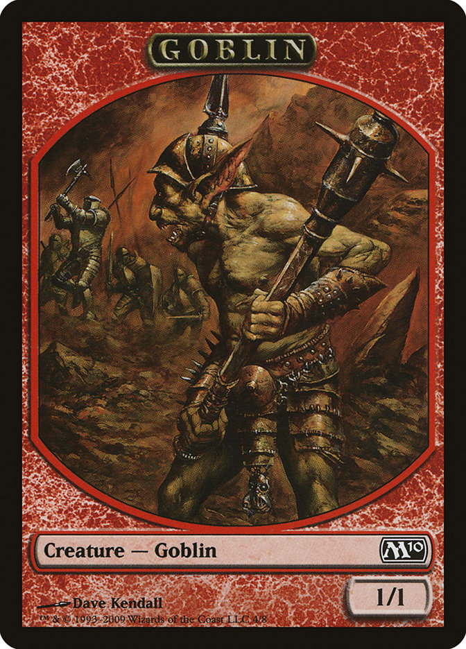 Goblin Token [Magic 2010 Tokens] | Good Games Modbury