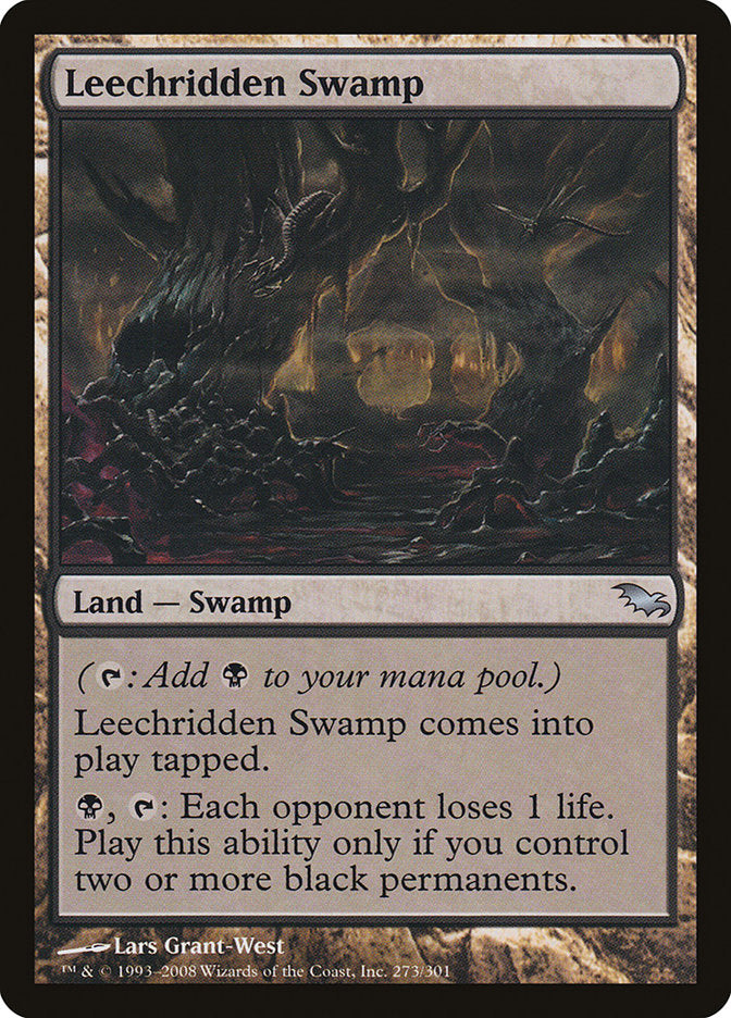 Leechridden Swamp [Shadowmoor] | Good Games Modbury