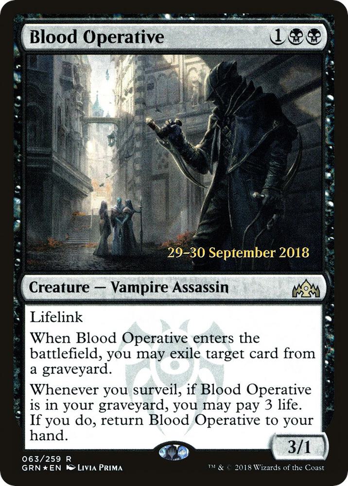 Blood Operative 63s/84 (Prerelease Cards)  - Foil | Good Games Modbury