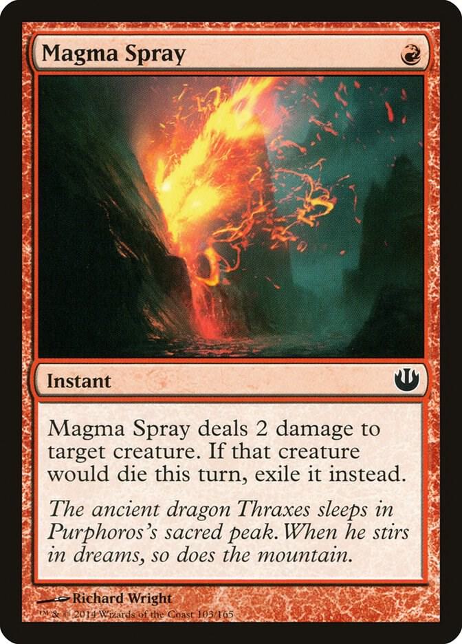 Magma Spray 103/165 (Journey Into Nyx)  - Foil | Good Games Modbury