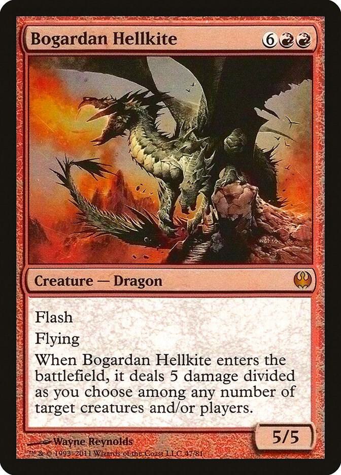 Bogardan Hellkite 47/81 (Duel Decks: Knights vs. Dragons)  - Foil | Good Games Modbury