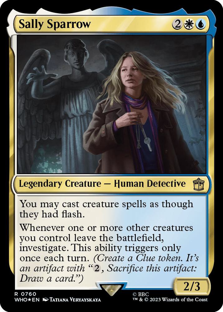 Sally Sparrow 760/331 (Universes Beyond: Doctor Who)  - Surge Foil | Good Games Modbury