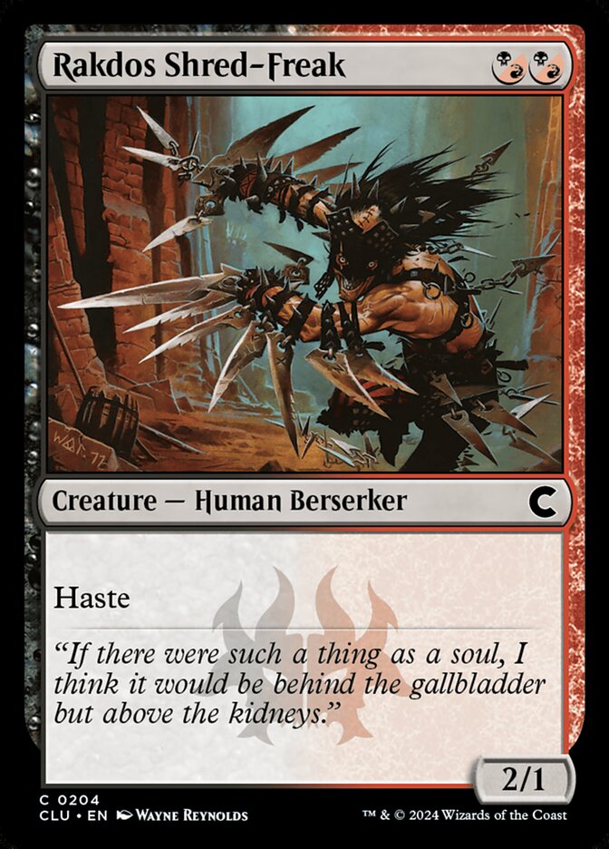 Rakdos Shred-Freak 204/284 (Ravnica: Clue Edition)  | Good Games Modbury