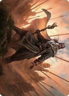 Hazezon Shaper of Sand Art Card 46 (Art Series: Dominaria United)  | Good Games Modbury