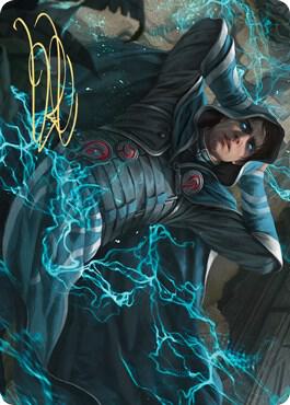 Maddening Cacophony Art Card Gold Stamped Signature 48 (Art Series: Zendikar Rising)  | Good Games Modbury