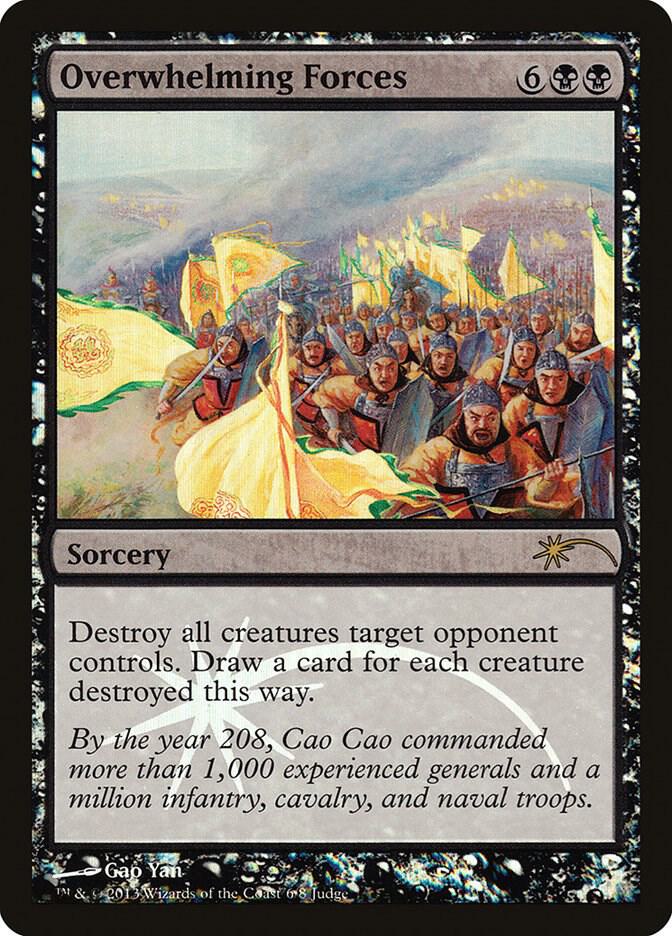 Overwhelming Forces 6/8 (Judge Promos)  - Foil | Good Games Modbury