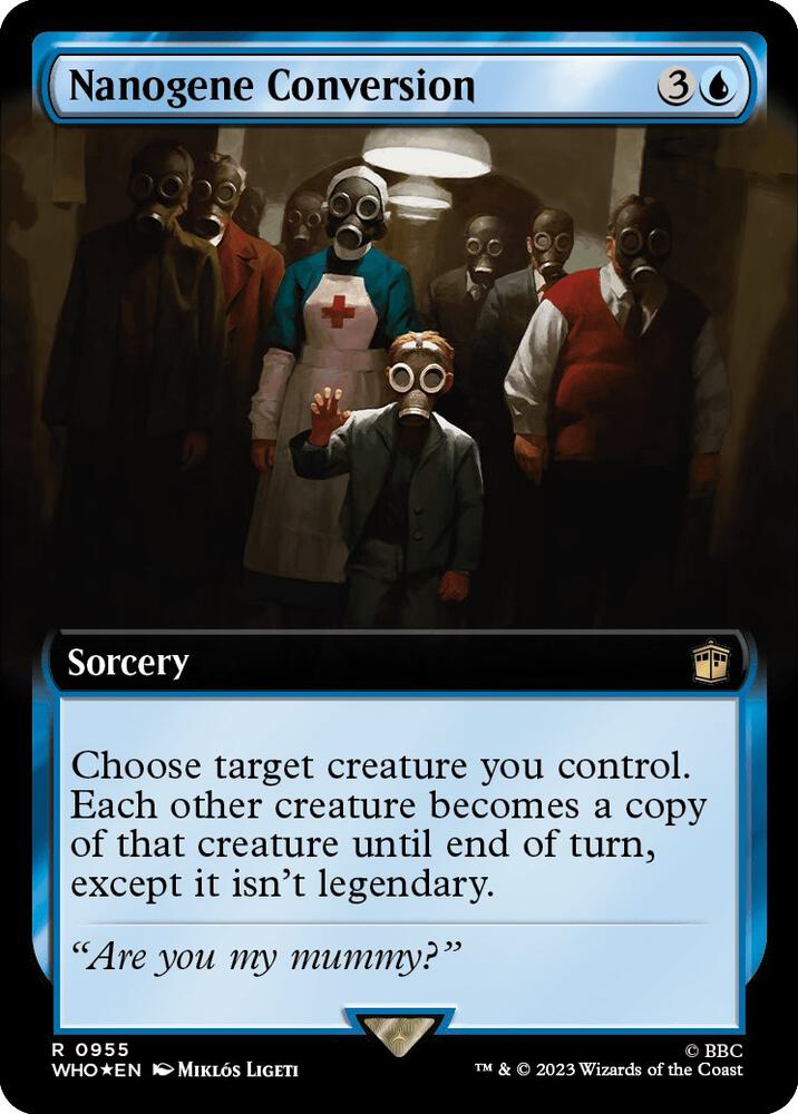 Nanogene Conversion 955/331 (Universes Beyond: Doctor Who)  - Extended Art Surge Foil | Good Games Modbury