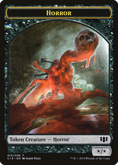 Horror // Zombie (016/036) Double-Sided Token [Commander 2014 Tokens] | Good Games Modbury