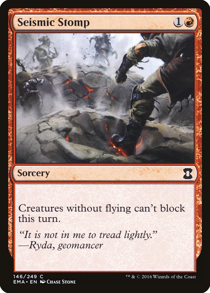 Seismic Stomp 146/249 (Eternal Masters)  - Foil | Good Games Modbury