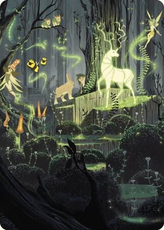 Primal Vigor Art Card 74 (Art Series: Wilds of Eldraine)  | Good Games Modbury