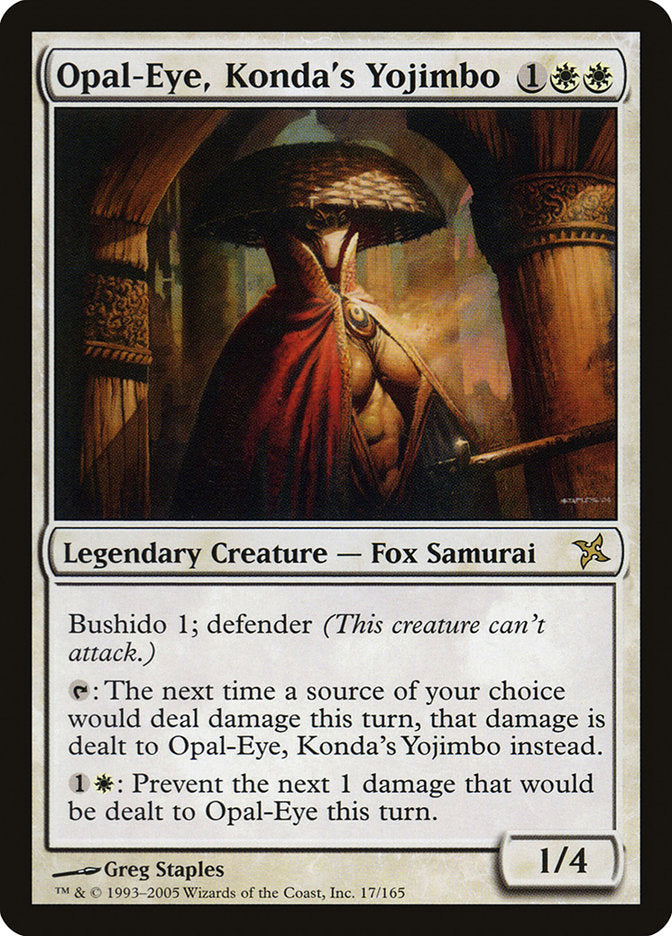 Opal-Eye, Konda's Yojimbo 17/165 (Betrayers of Kamigawa)  | Good Games Modbury