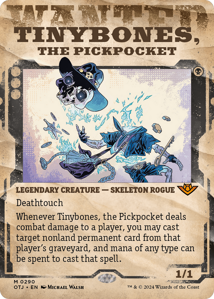 Tinybones, the Pickpocket (Borderless) (Showcase) [Outlaws of Thunder Junction] | Good Games Modbury