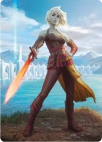 Nahiri, Heir of the Ancients 1 Art Card [Zendikar Rising Art Series] | Good Games Modbury