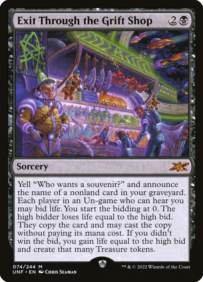 Exit Through the Grift Shop 74 (Unfinity)  - Foil | Good Games Modbury
