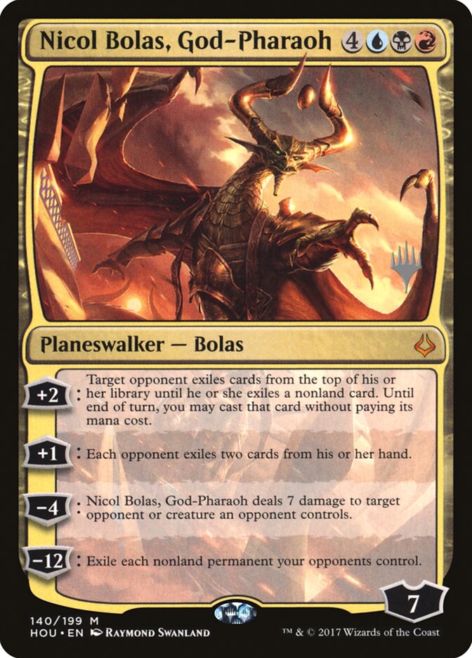 Nicol Bolas, God-Pharaoh (Promo Pack) [Hour of Devastation Promos] | Good Games Modbury
