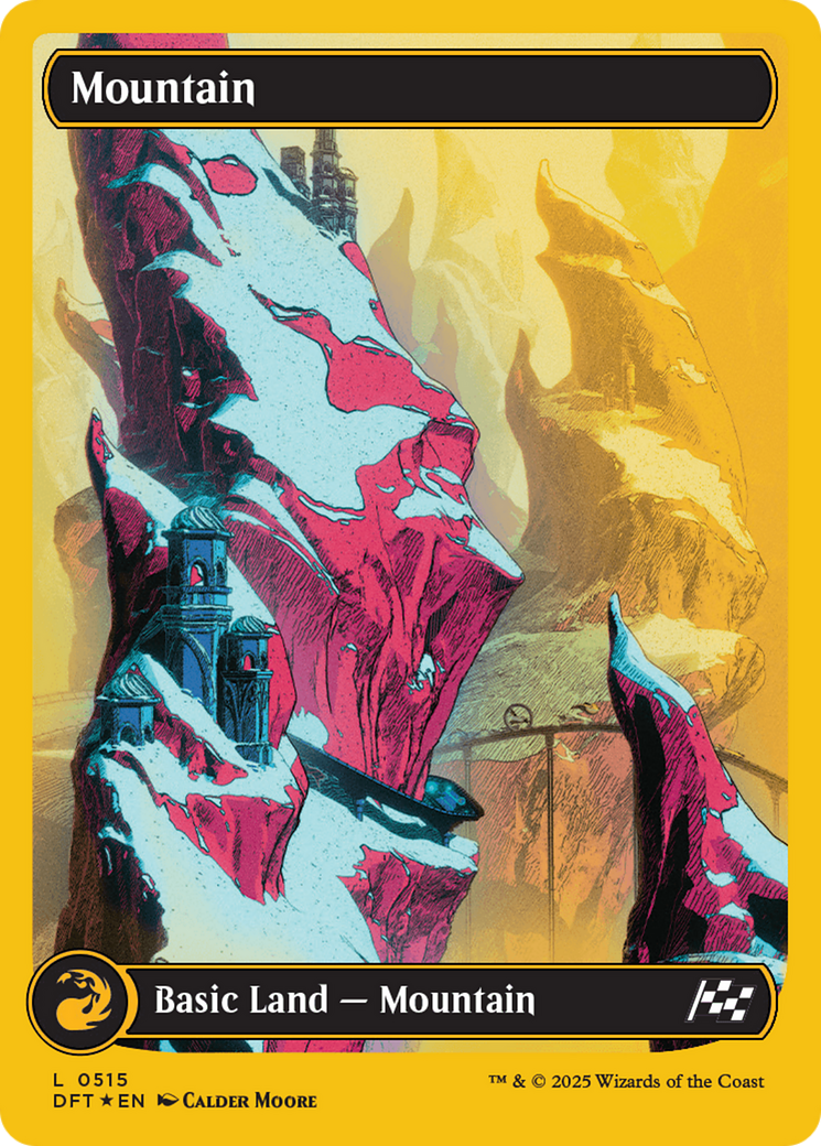 Mountain (0515) (First-Place Foil) [Aetherdrift] | Good Games Modbury