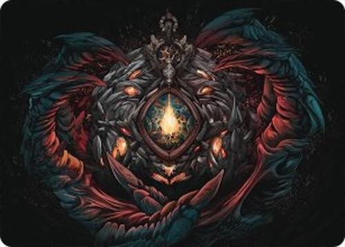 Mox Jasper Art Card 41 54 41 (Art Series: Tarkir: Dragonstorm)  | Good Games Modbury
