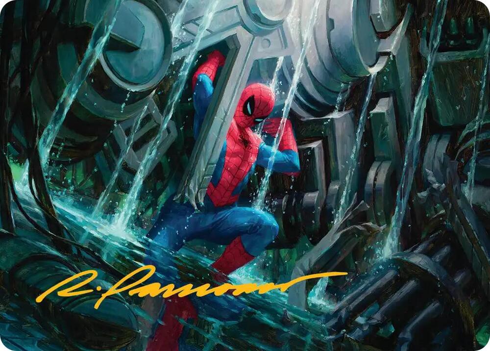 Strength of Will Art Card Gold Stamped Signature 22 (Art Series: Marvel's Spider-Man)  | Good Games Modbury
