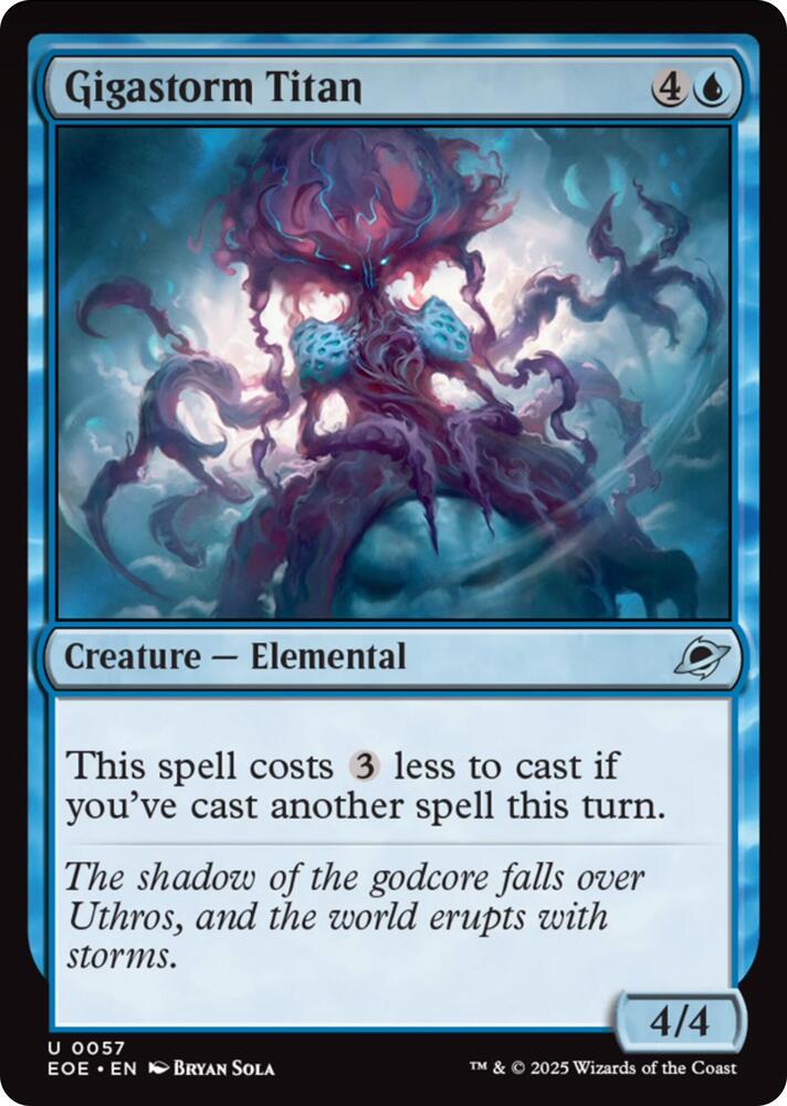 Gigastorm Titan 57 (Edge of Eternities)  - Foil | Good Games Modbury