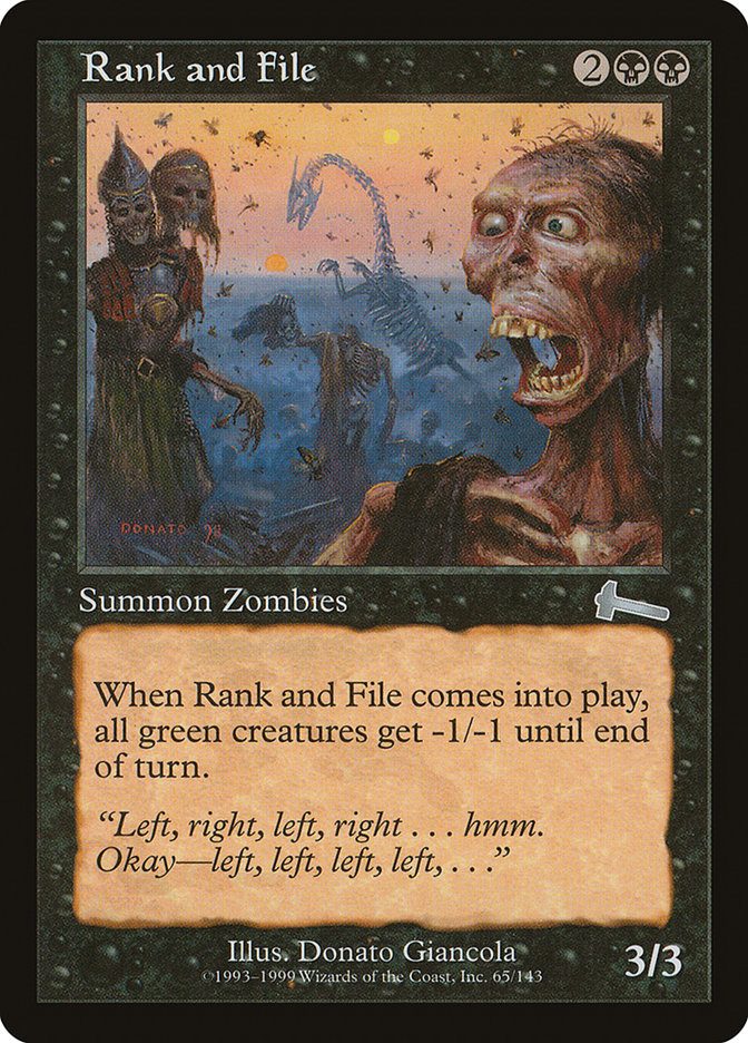 Rank and File 65/143 (Urza's Legacy)  | Good Games Modbury